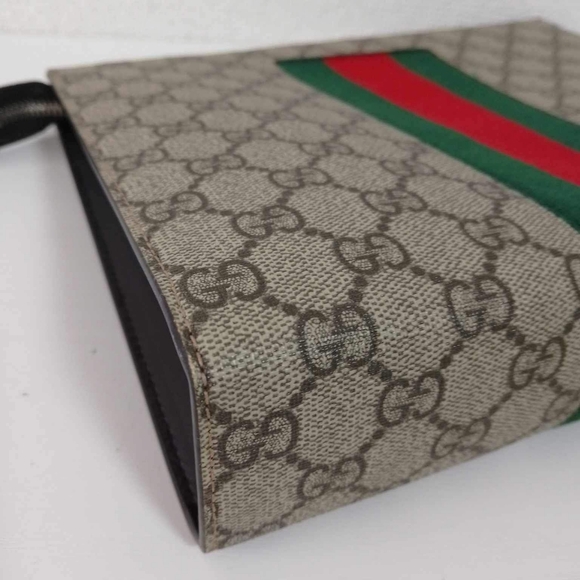 GUCCI  Ophidia leather clutch bag - Picture 4 of 16